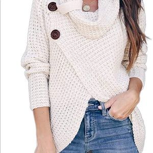 Cowl neck sweater